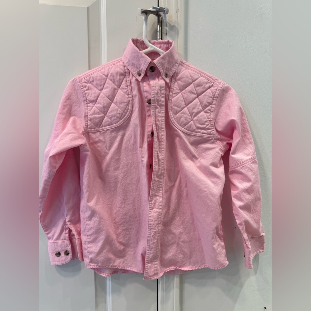 Kevin’s Plantation Kids Pink Hunting Shirt Quilted Jacket
